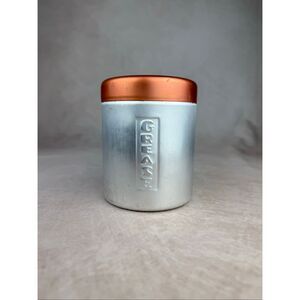 Vintage Aluminum Grease Canister Jar Aluminum with Strainer